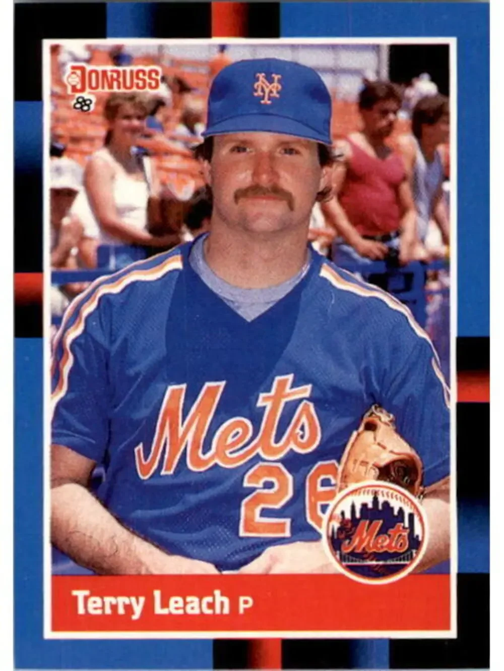 1988 Terry Leach Donruss Baseball Card #603